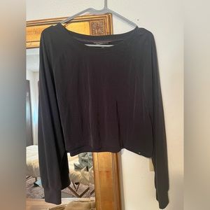 Victoria’s Secret cropped, loose long sleeve